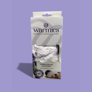 Brand New In Box! Warmies Lavender Microwavable Soft Soothing Eye Mask Self Care